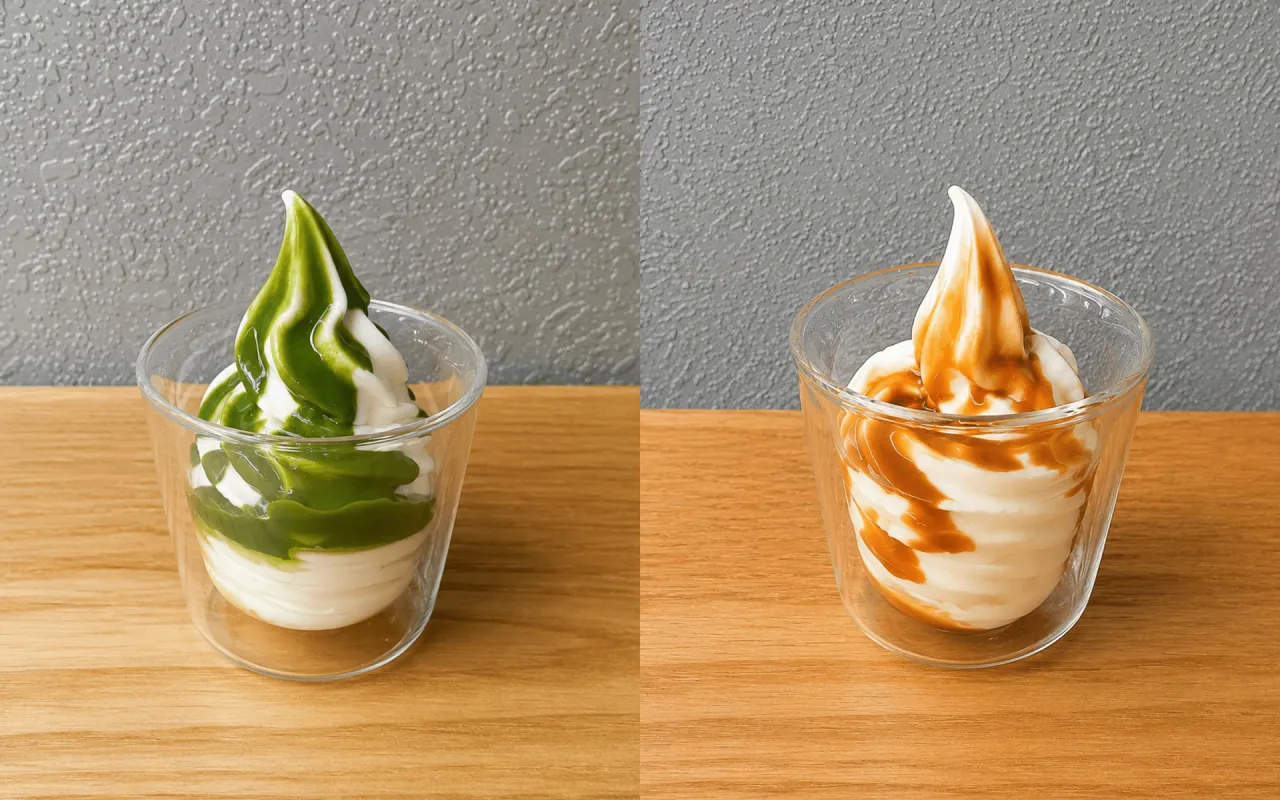 ソフトクリーム アフォガート