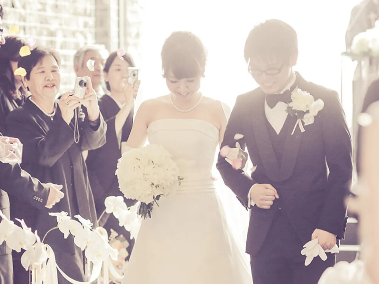 想いをカタチに チャペル フラワーシャワー