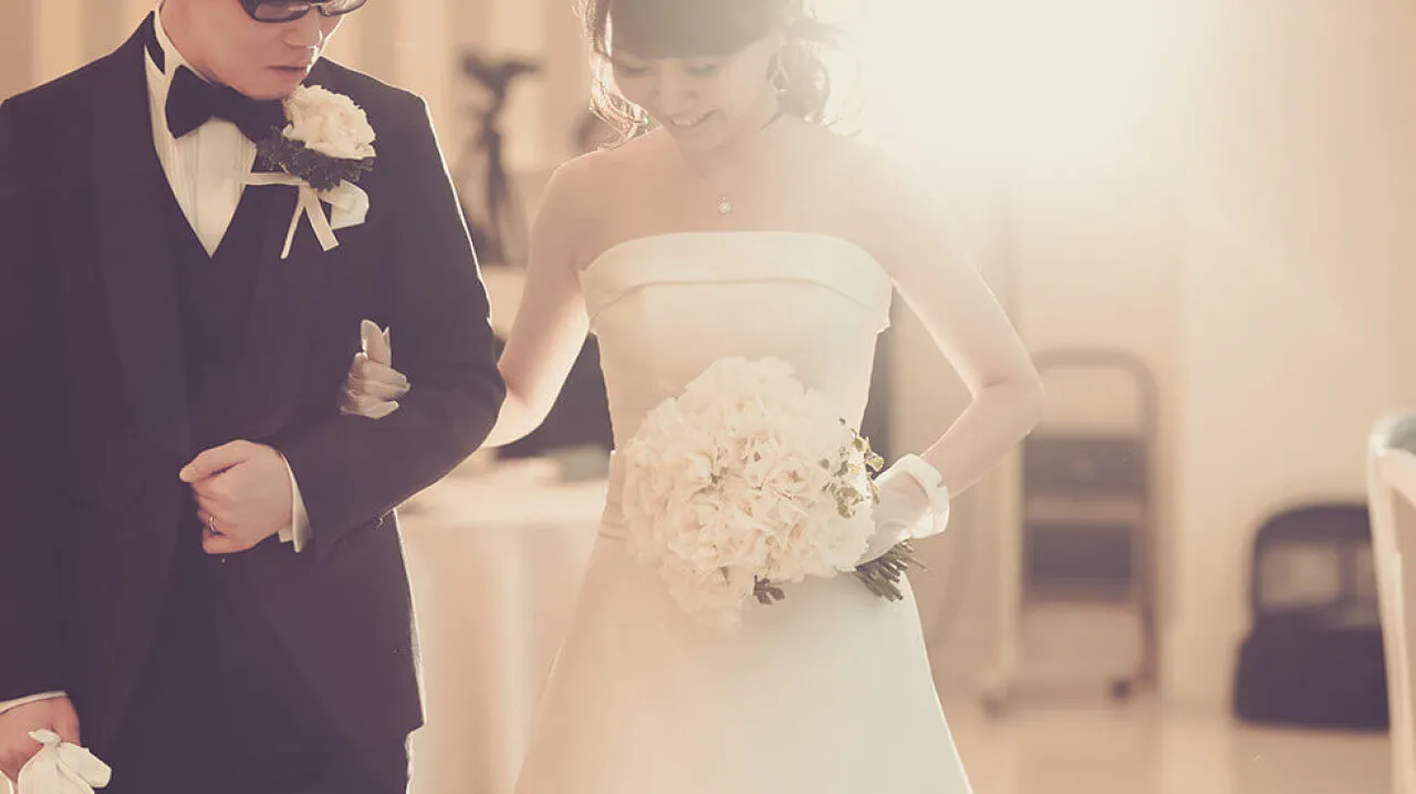 披露宴のワンシーン