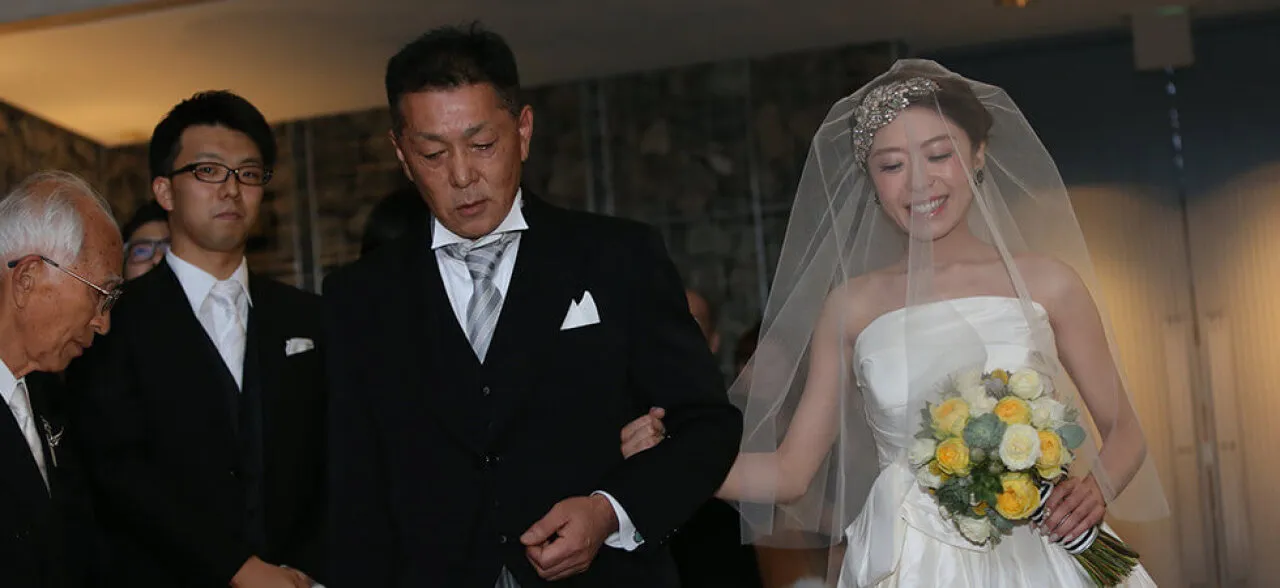 感動のバージンロード