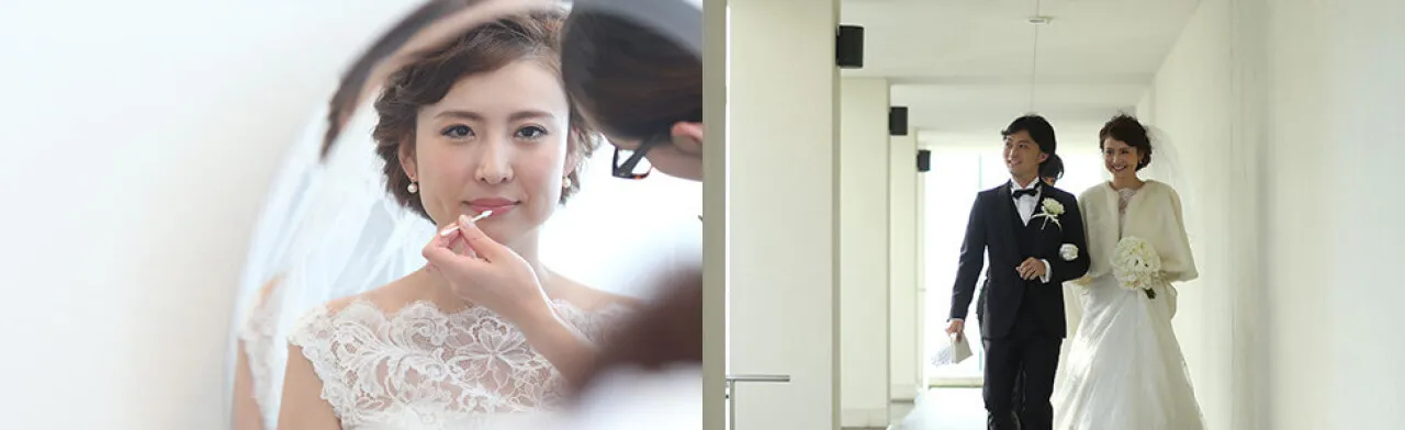 新婦 メイクアップ