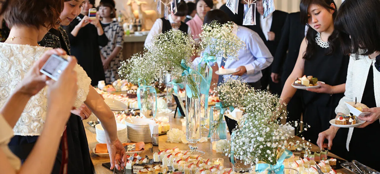 大人気のデザートブッフェ