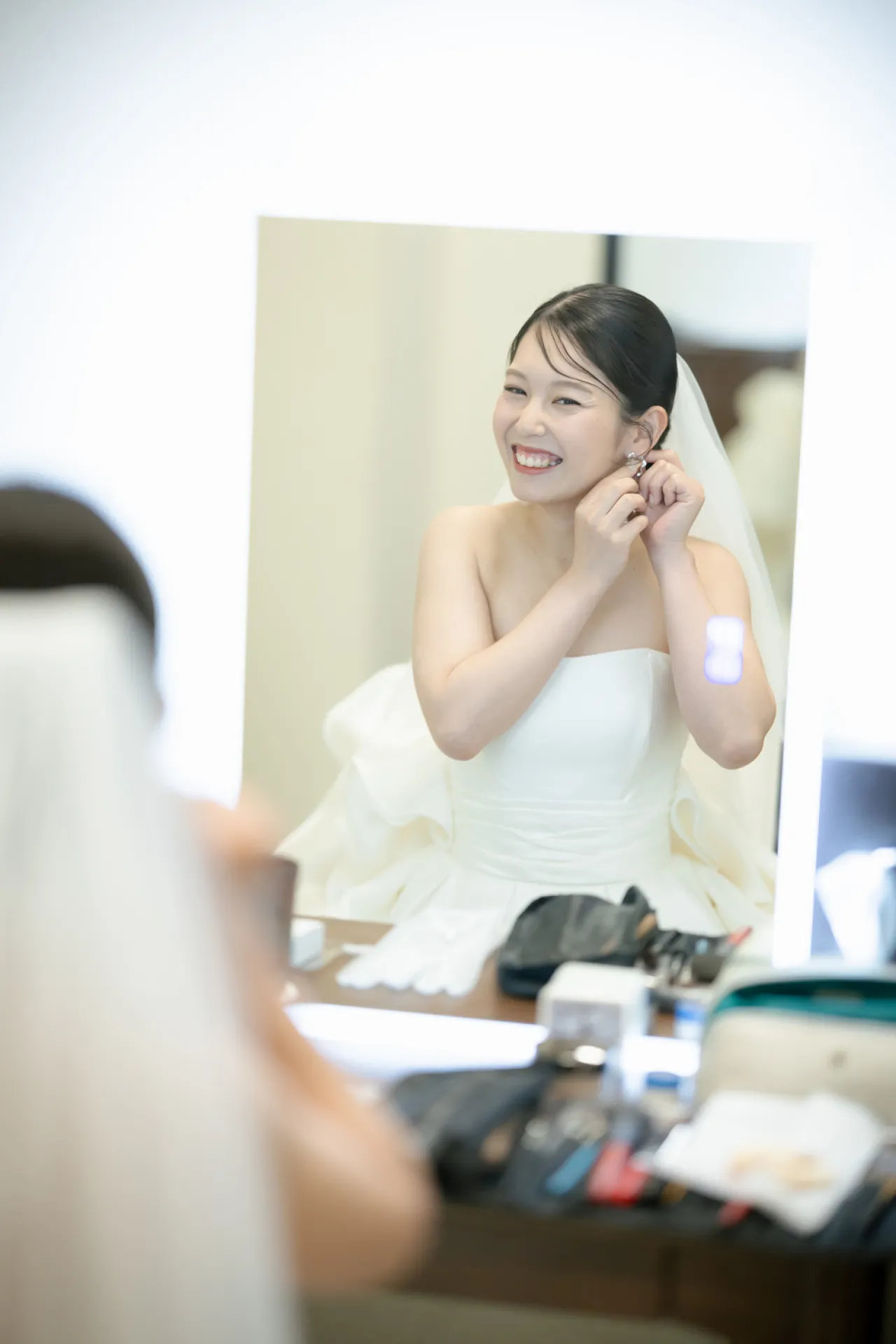 準備中の新婦様