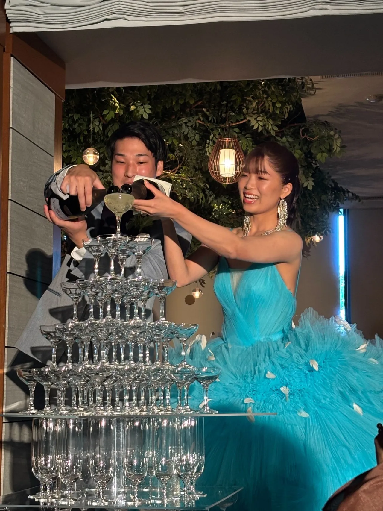 シャンパンタワー