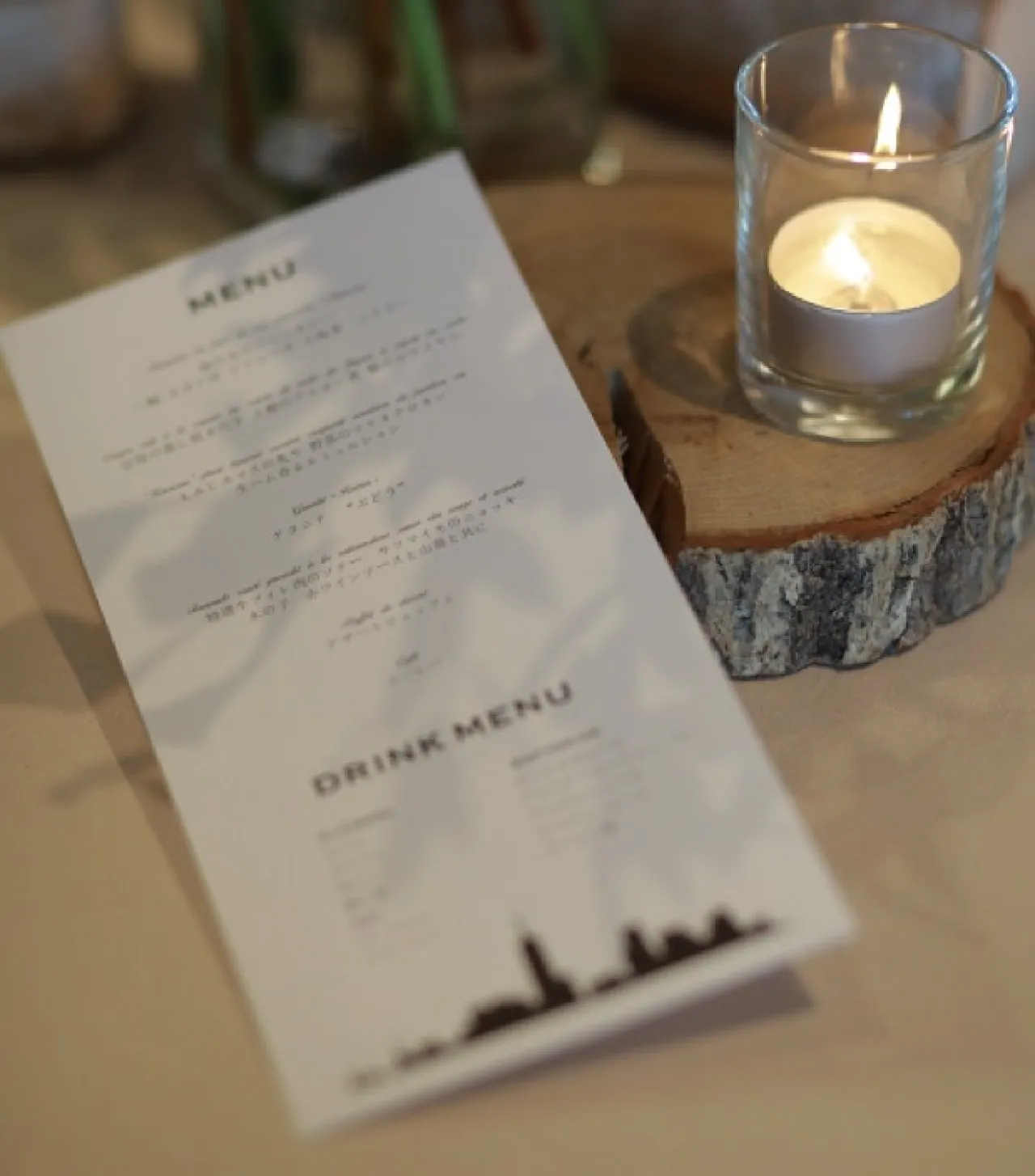 ニューヨークの街並みを